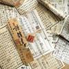 Chinese Style Vintage Calligraphy Poetry Scrapbook Paper for Landscaping Decoration