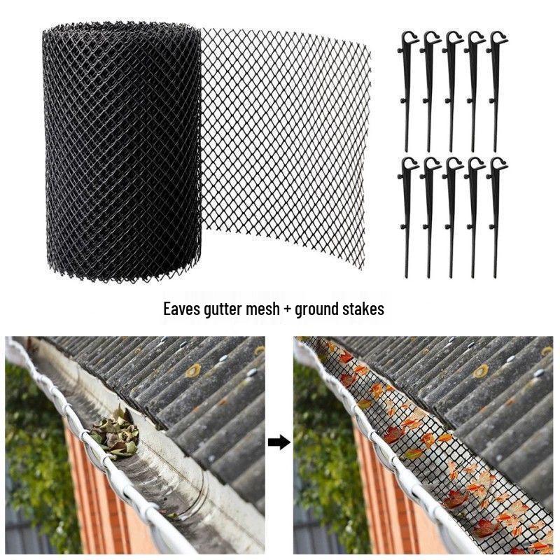 Anti-Leaf Gutter Net: Protective Roof Guard Against Clogging