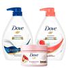 Shower Milk & Exfoliating Scrub 3-Piece Set