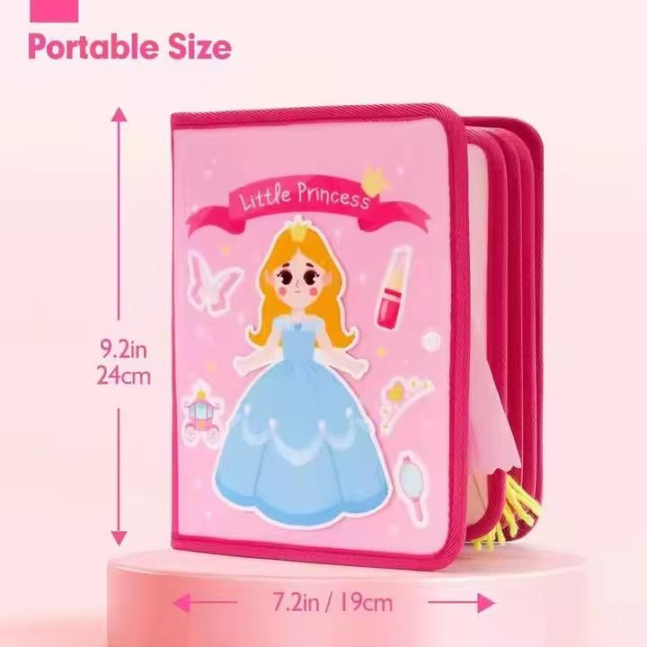 Girl Dress Up, Educational Toys, Puzzle Felt Quiet Book, Learning Board Felt Dress Up House, Busy Board