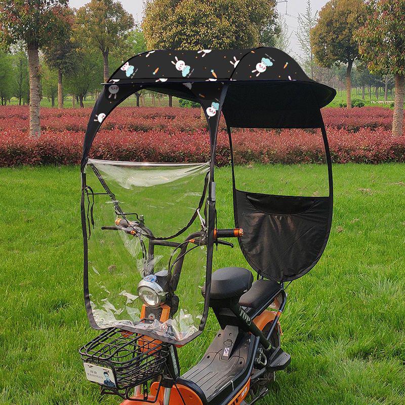 Kompaktes Elektrofahrrad-Verdeck: Verdickte Sonnen-, Regen- und Windschutzhülle