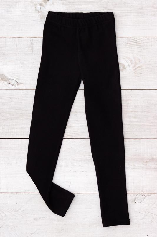 Leggings – Girls' Soft Velvet with Elastic Waist, Everyday, Winter, 6000-113-1 HC