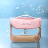 Portable Travel Wash Bag with Zipper Transparent Storage Bath Supplies for Face Cream Nail Beauty Tool Collection Supply