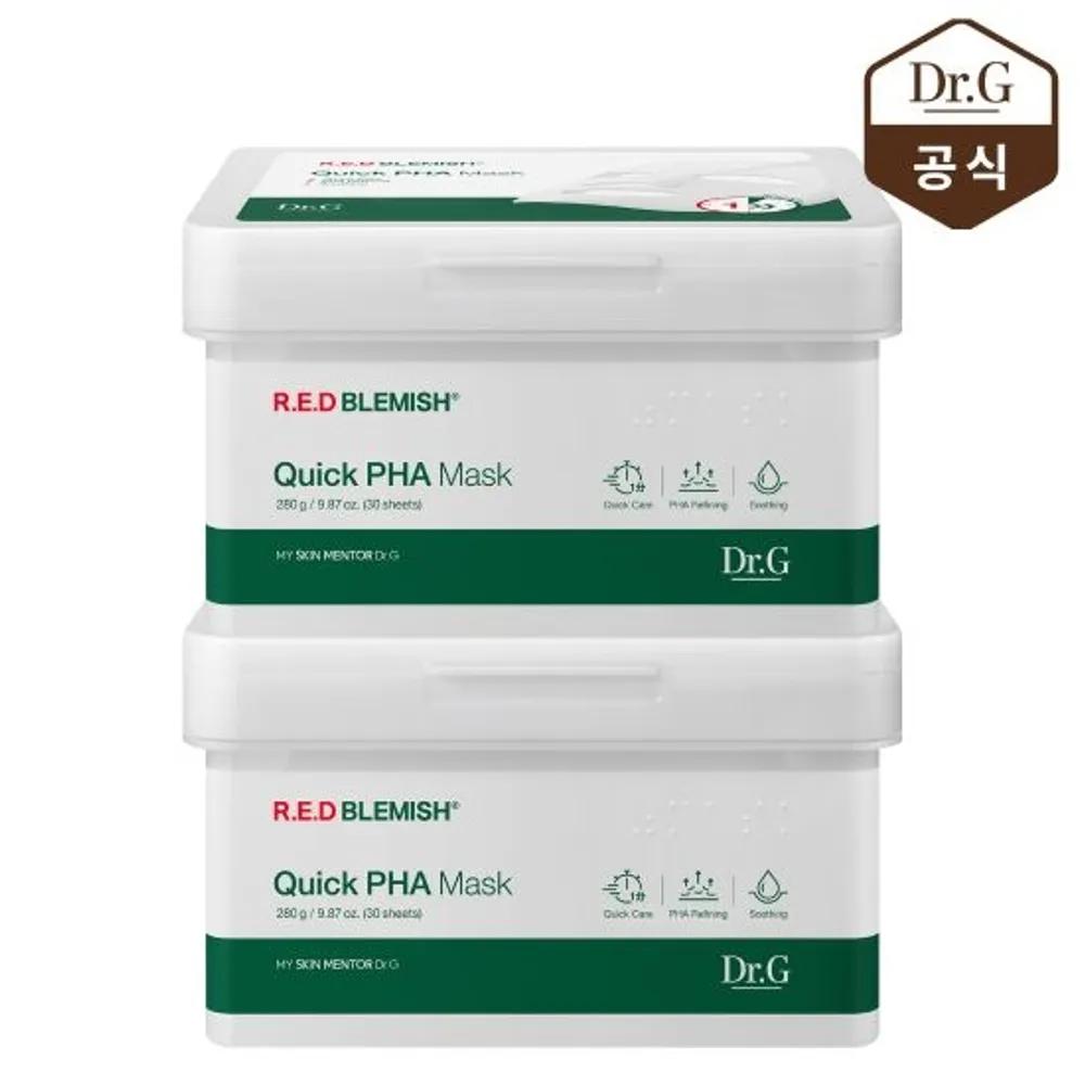 

[1+1] Red Blemish Quick PHA Mask 30 Sheets