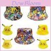 Stylowy i Praktyczny Kapelusz Bucket Pikachu Dla Dzieci i Dorosłych Ochrona Przeciwsłoneczna