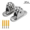 Gym-Sliding Gate Stainless Steel Groove Pulley Wheels Blocks Rollers With Screws