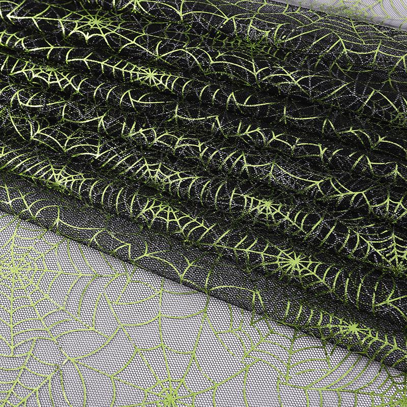 Red Spiderweb Halloween Mesh Fabric: Toy Hat & Cape Decoration