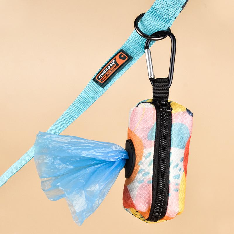 Pet Outing Poop Bag Dispenser with Fashion Print