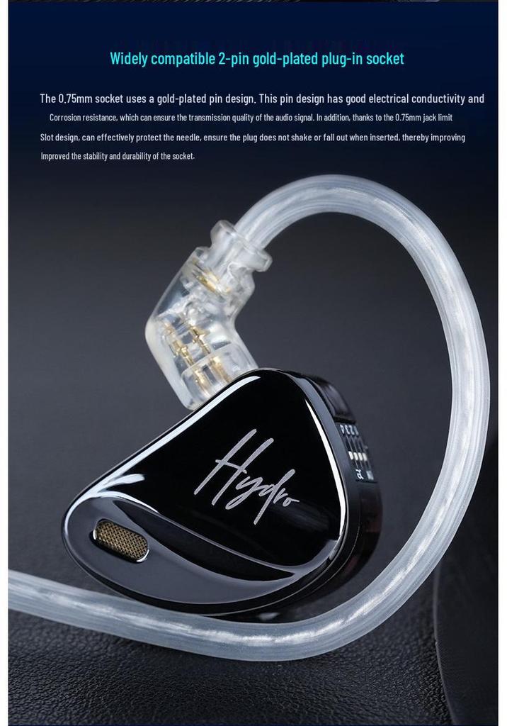 CCA Hydro 20-Unit Dynamic-Balanced Armature HIFI In-Ear Audiophile Earphones with In-Line Remote for Streamers