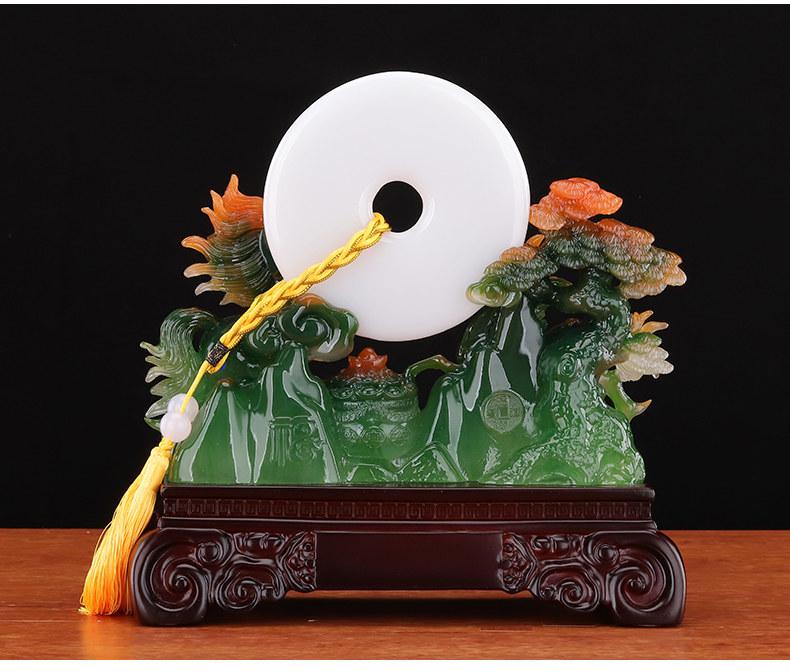 Jade Horse Figurine: Auspicious Zodiac Ornament for Wealth and Peace