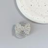 3D Rhinestone Bow Phone Holder with Resin Glitter & Magnetic Sticker