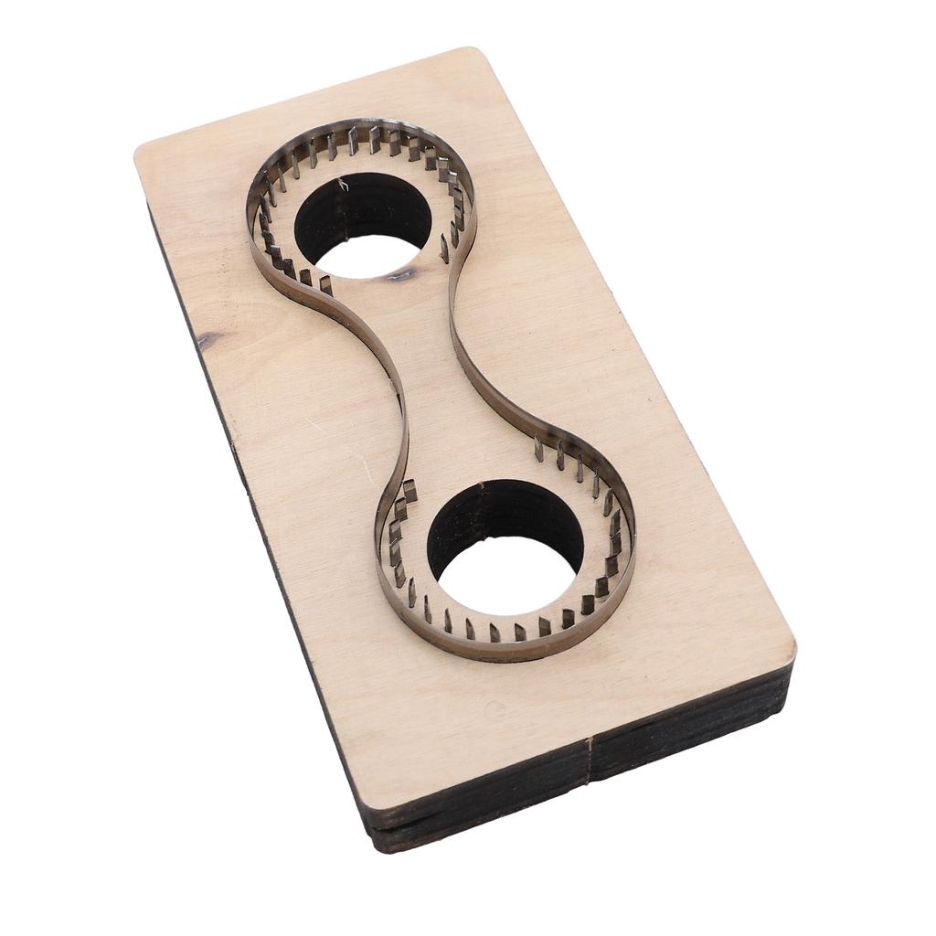 Leather Keychains Cutting Die Wooden Steel Moulding Stamping Punching Template for Leathercraft Hand