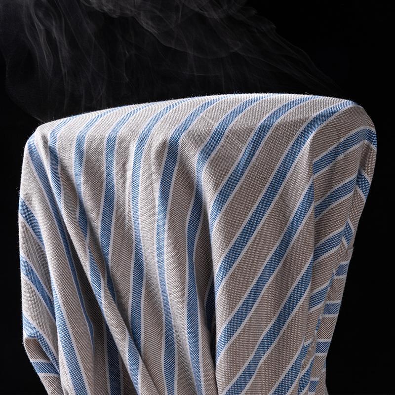 High Quality 100% Cotton Men's Shirts Long Sleeve Slim Fit Business Formal Striped Shirt Social Male Clothing Plus Size 5XL 6XL