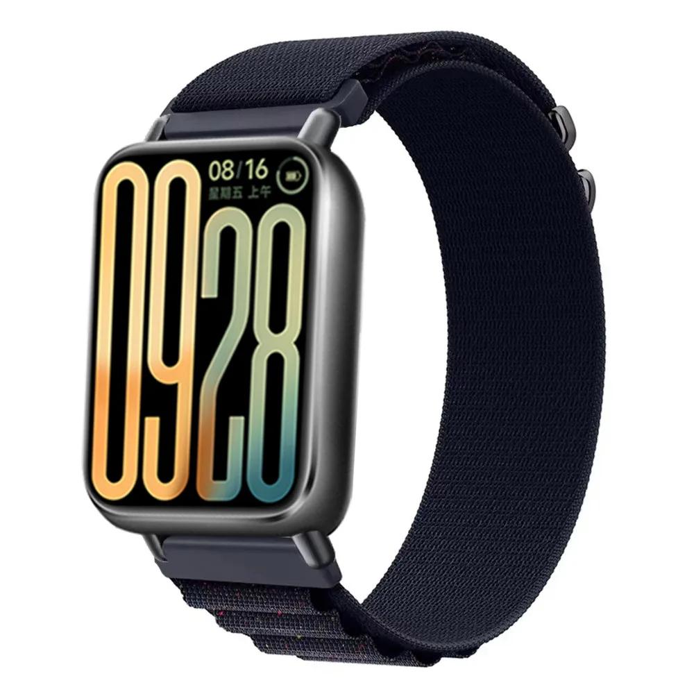 Nylonowy pasek Alpine Loop do Redmi Watch 4/5/6 Sport Oddychająca bransoleta Smartwatch do Xiaomi Mi Band 8 Pro/9 Pro Pasek Correa
