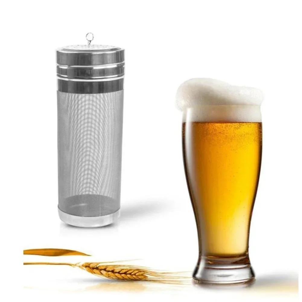 Duurzaam Brouwtrechter Filterpatroon Hop Bier Filter Trechter Filter Zeef Corrosiebestendig Roestbestendig 300 Micron