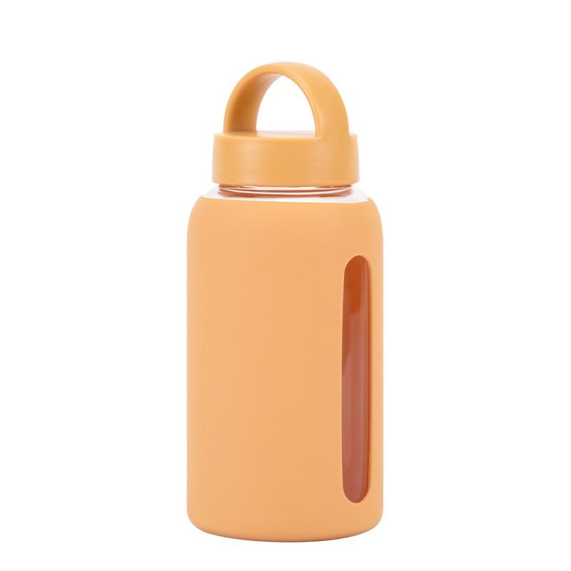 600ml Borosilicate Glass Travel Mug With