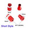 M3 M4 3mm 4mm CNC Aluminum Gimbal Stick Ends Transmitter Anti-slipping Cap for X7 X9DPLUS JR FUTABA FrSky Wfly Flysky RadioLink