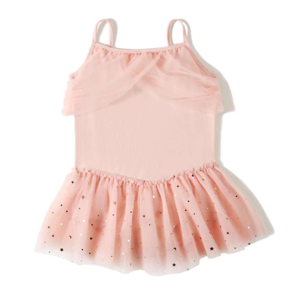 Sequins Dance Leotard Ballet Skirt Princess Sleeveless Ballet Clothes Girls GymnasticsTrainning Suit