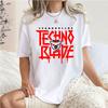 Technoblade Techno Agro Tee Dream Team SMP Merch T-Shirt Herren Damen Tshirt Sweatshirt Hip Hop Kurzarm Cotton Men Camisetas