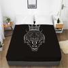 Mattress Cover Fitted Sheet With Elastic Band Bed Sheets Bedding Linens Queen King Size Bedsheet 90/150/160X200CM Black Horse