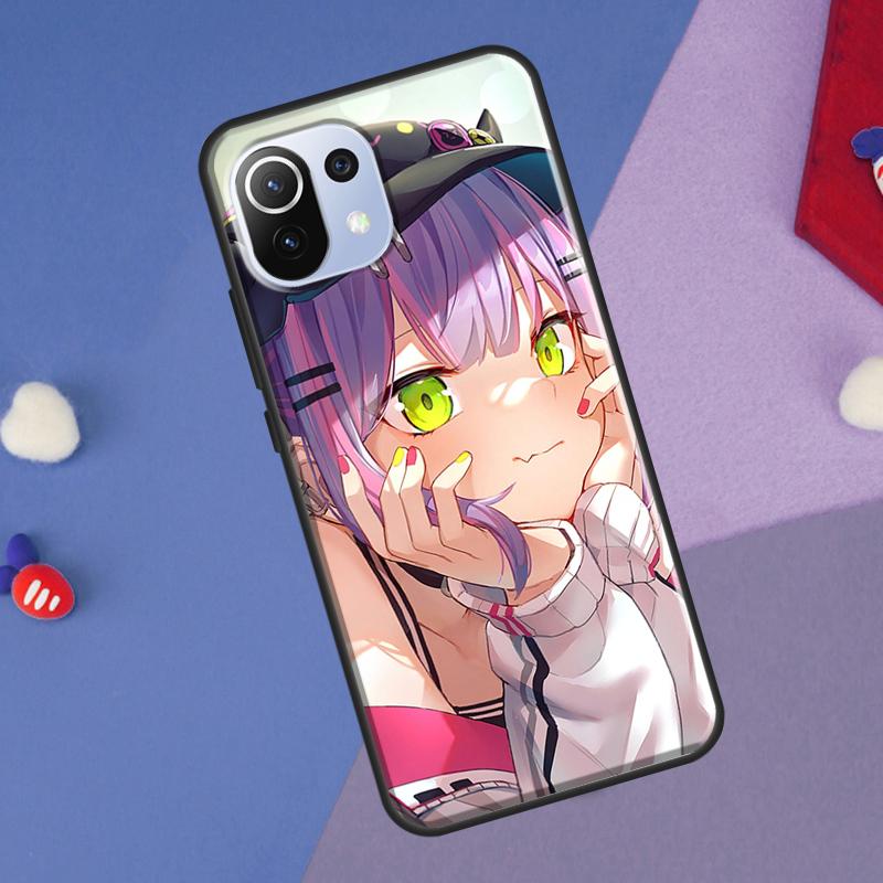 Tokoyami Towa Hololive Cover For Xiaomi 14 13 Ultra 11T 12T 13T 14T Pro POCO X7 Pro X3 X5 F3 F5 F6 M6 X6 Pro Case