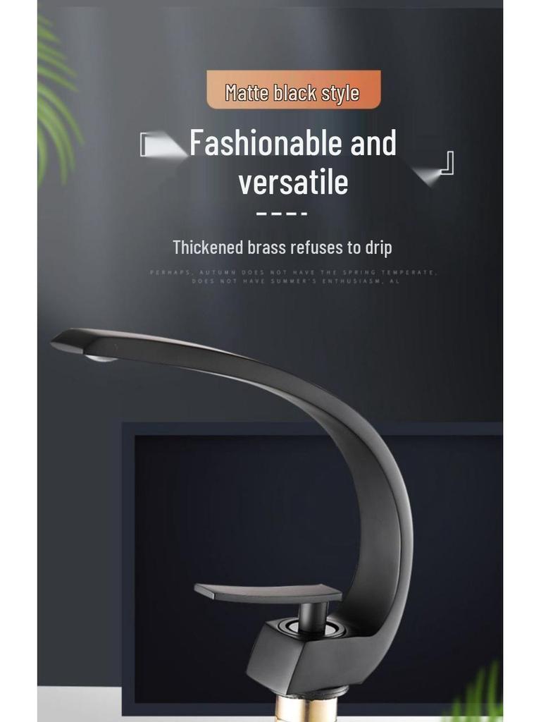 Celoměděná dvouteplotní umyvadlová baterie - bílá povrchová úprava