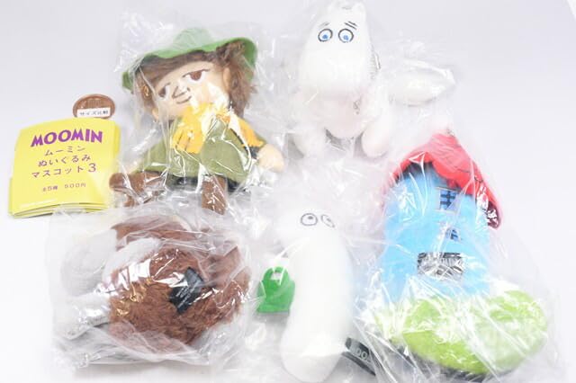 Moomin Plush Mascot 3 [Complete Set of 5 Types] Gacha Gacha Capsule Toy