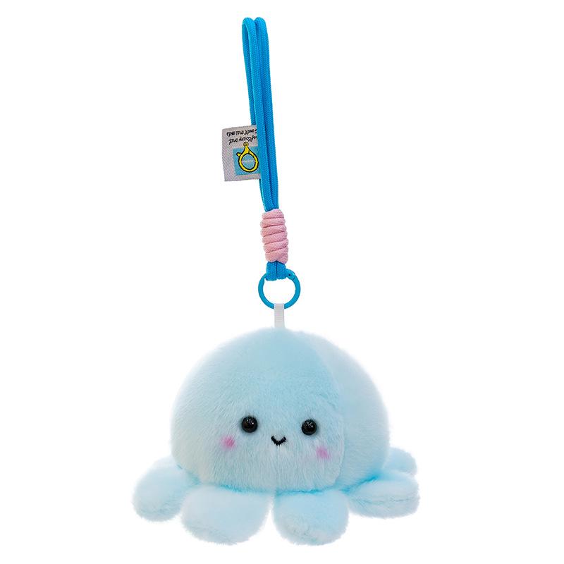 Ocean Series Plush Toy Bag Pendant - Girls' Aquarium Souvenir Gift