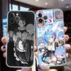 CJ48 Emilia Re Zero Ram Rem Soft Shell Transparent Phone Case for Motorola Moto G7 G8 G9 G84 G85 G73 G24 G15 Z2 Play Power Plus