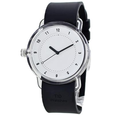 Unisex Clear Black Silicone Portable Watch Case Included TID Watch [Tid Watches] Men's Women's 30600360-dcase [Item]