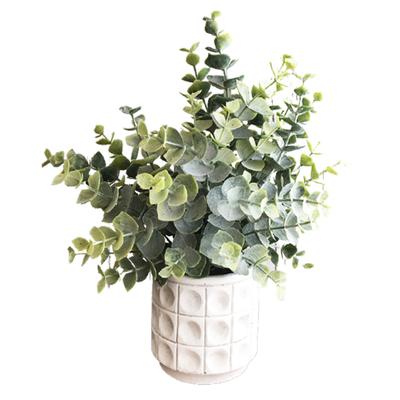  Künstliche Blume, schön, attraktiv, grün, praktisch, grüner Kunststoff, künstliche Baumblätter, Bonsai-Imitation, für das Wohnzimmer