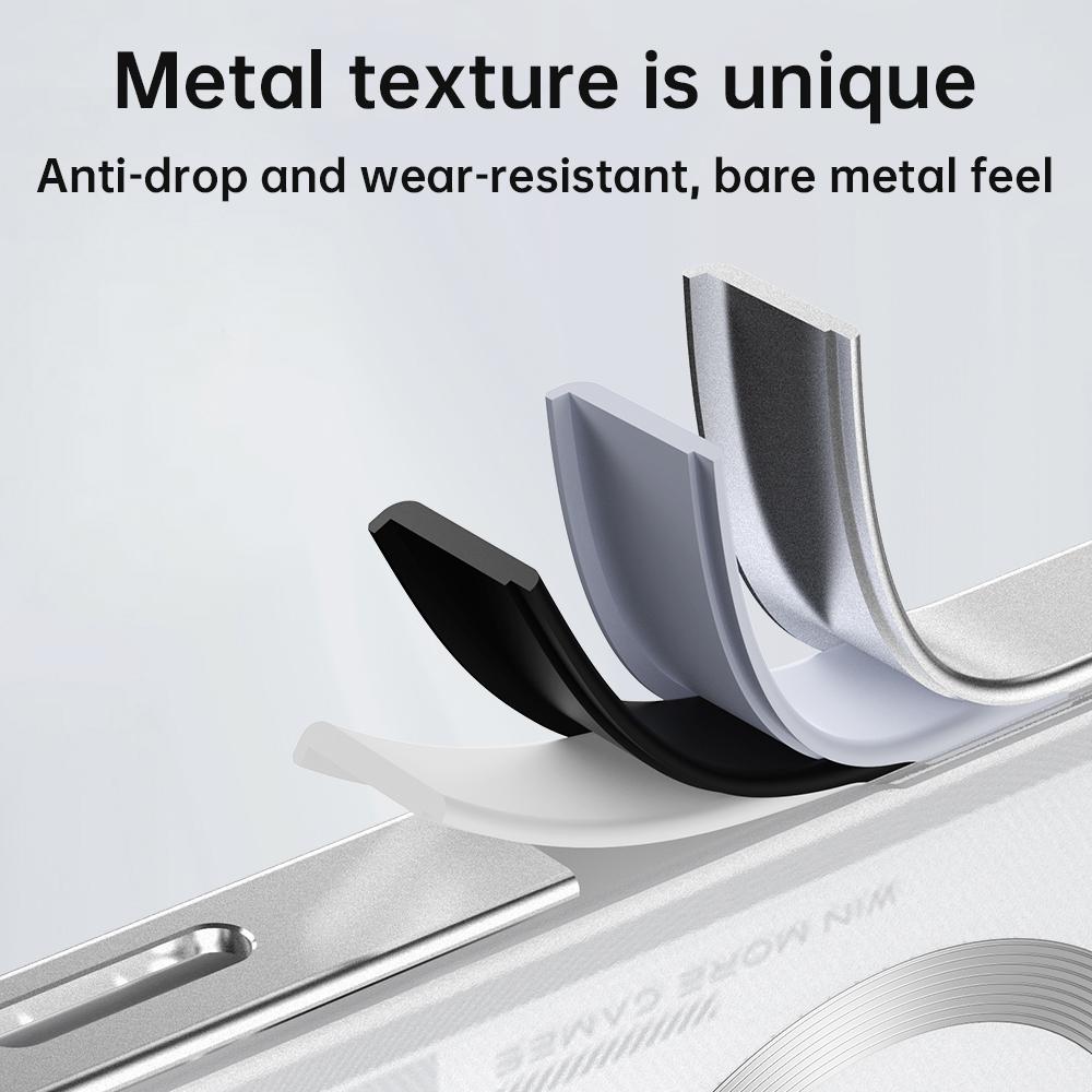 Phone Case For ZTE Nubia Red Magic 9S Pro+ 5G/9S Pro 5G/9 Pro+ 5G/9 Pro 5 Compatible with MagSafe Hard PC Metal Frame Back Cover