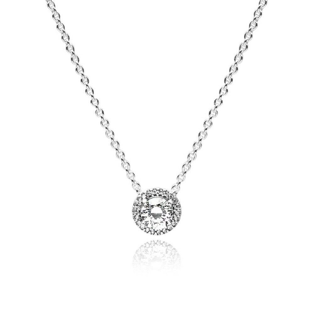 Pandora 396240Cz Timeless Classic Elegance Silver Necklace