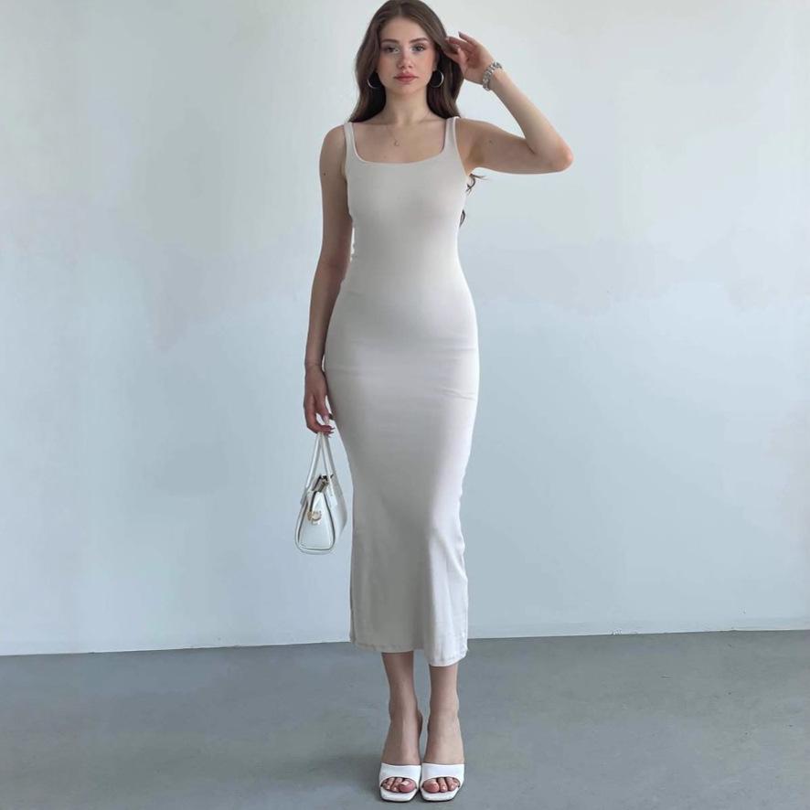2025 Summer Sleeveless Slim-Fit Casual Dress