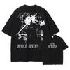 Anime Jujutsu Kaisen Tshirt Vintage Washed Hiromi Higuruma T Shirts Oversized Choso Short Sleeve Retro Mahito Tops Tees Unisex