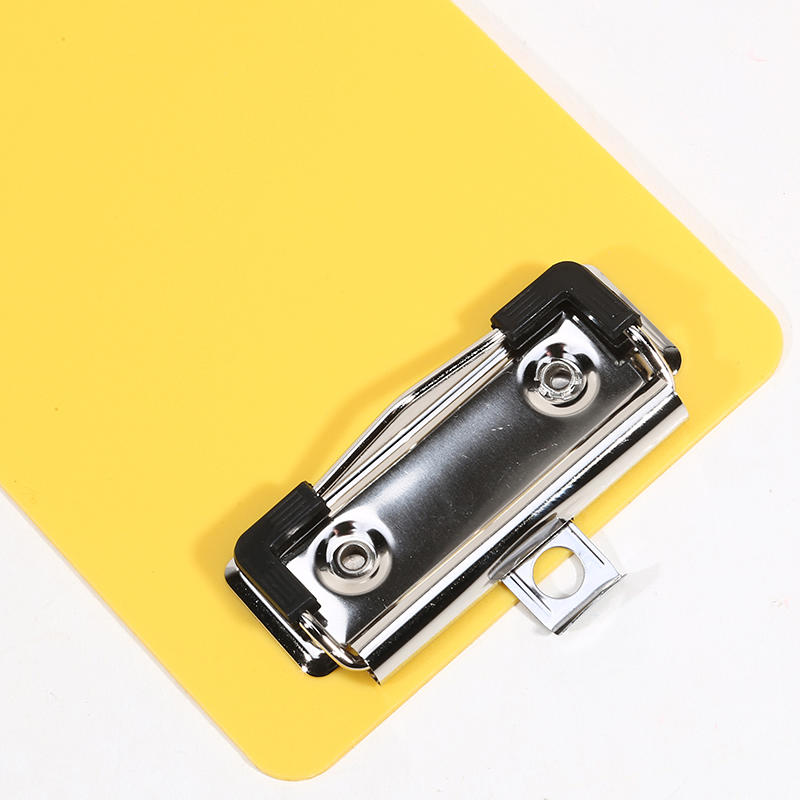 A7 Frosted Color Transparent Mini Clipboard with Clip for Sticky Notes Portable Writing Board Document Holder Small Bill Organizer