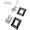 Tuoxin Wind Hook 304 Stainless Steel Door Holder Retainer Lock Heavy Duty Easy Install Operate RV Camper Tractor Pickup