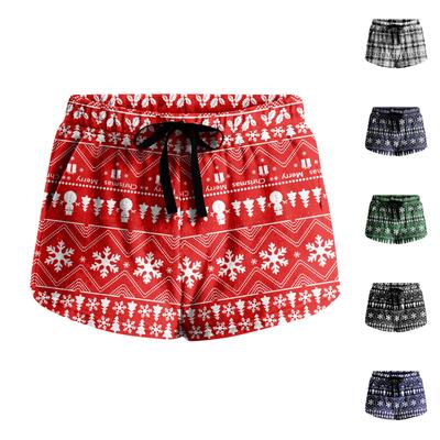Women's Soft Stretch Flannel Short Side Pocket Drawstring Casual Pajama Pants Soft Pajama Pants
