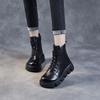Winter 2026 New Thick-soled Heightening Martin Boots Retro Short Boots Leather Square Head Women's Boots Soft Leather Boots Women's