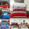Soft And Cozy 3 Piece Bedding Set With Digital Print Cartoon Anime Design For Stylish Bedrooms