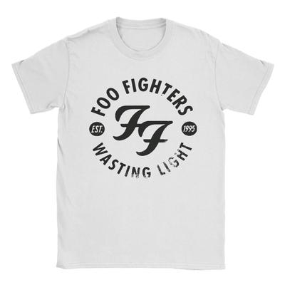 F-Foo F-Fighters Rock Roll Band T-Shirt Unisex Baumwoll-Top T-Shirt Lustig Heavy Metal Rundhals Kurzarm