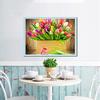 5D DIY Diamond Embroidery Full Display Flower Cross Stitch Mosaic Full Round Diamond Painting