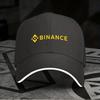 New A Binance Adjustable Sandwich Baseball Cap, Lightweight Printed Women'S Hat, Trendy Business Casual Men'S Cap, Perfect Gift