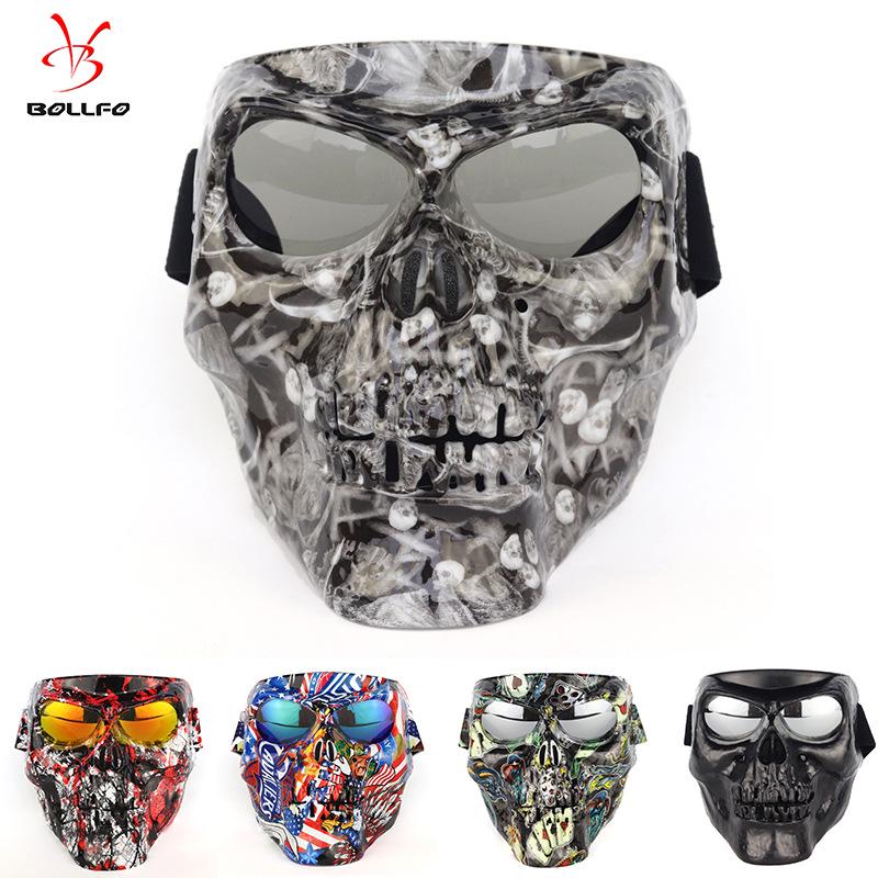 Motorcycle off-road goggles, wind and sand protection, outdoor sports goggles, devil mask, tactical goggles