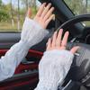Protection For Women Driving Cycling Arm Sleeves Chiffon Sleeve Sunscreen Sleeves Cooling Sleeves
