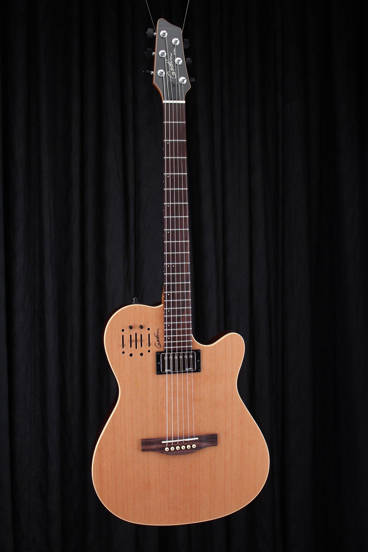 Godin A6 ULTRA Facile suonabilità e suono acustico per chitarristi elettrici Naturale 030293 []