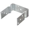Vidaxl Post Anchors, 6 Pcs, Silver, 14 X 6 X 15 Cm, Steel
