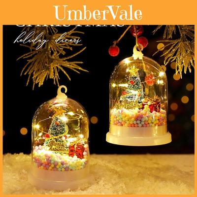 Christmas Decor Night Light With Snow Scene And Gift Light For Kids Holiday Celebration