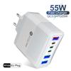 Chargeur Rapide GaN 65W QC3.0 pour Téléphones & Tablettes, Norme UE