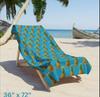 1PC Hala Kahiki Pineapple Beach Towel Soft Absorbent Tiki Style for Summer Pool Vacation Travel Decor